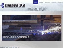 Tablet Screenshot of indasa.com.ar